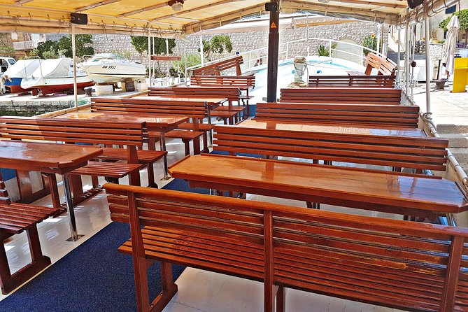 Full-Day Dubrovnik Elaphite Islands Cruise with Lunch and Drinks - Kolocep Island (final island): caves, cliffs, snorkeling, and sandy time