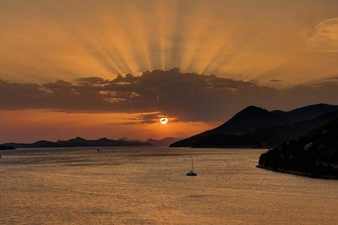 Golden hour SUNSET CRUISE from Dubrovnik Old Town - Stop 1: Dubrovnik Old Town port views and photo-ready wall angles