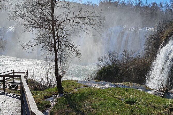 Group Full Day Tour Mostar & Kravica waterfalls from Dubrovnik - Mostar Old Bridge: UNESCO views, museum context, and that staircase up