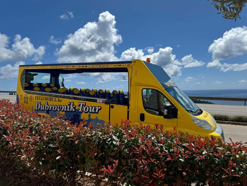 Hop-On Hop-Off Yellow Cabrio Tour: See Dubrovnik in 90mins - Sound, seating, and WiFi: the small details that affect your comfort