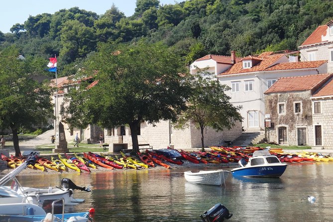 Kayak and Bike Tour to Sipan island from Lopud - Luka town on Šipan: lunch, sea air, and a proper reset