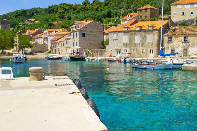 Luxury Private Elaphiti Islands boat tour from Dubrovnik - Stop 3 on Lopud at Šunj Beach for real swim time