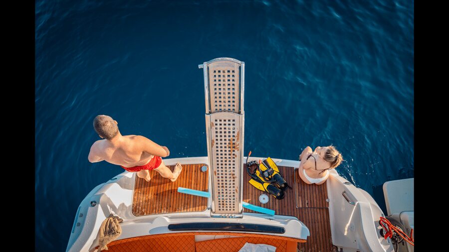 Luxury yacht: Sunset Blue Cave & Panoramic Tour w Wine - The cruise stops and what the schedule feels like in real life