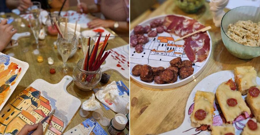 Paint, Sip, and Savor Local Flavors: Unique Local Experience - Wine, bites, and the taste of Dubrovnik