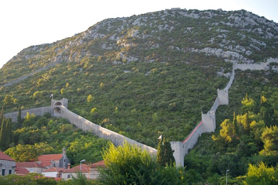 Peljesac Peninsula & Korcula Island Day-Trip from Dubrovnik - Leaving Dubrovnik: The Bridge View and Adriatic Coast Drive