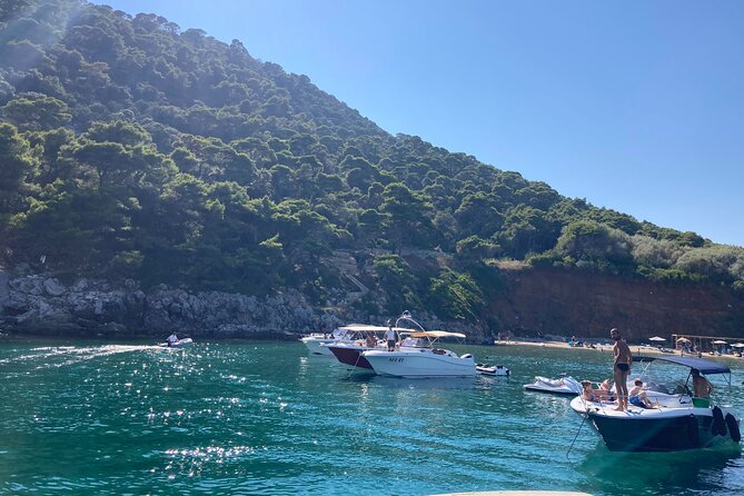 Private Boat Tour Dubrovnik and Elaphiti Islands - Blue Cave on Koločep: swimming where the light does the work