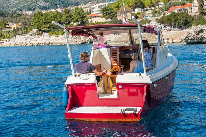 Private boat tour- explore the islands, find hidden caves and try snorkelling - Sipan for lunch and Lopud for churches and sandy walking