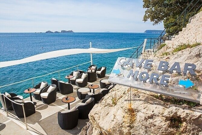 Private Elafite Island Boat Tour - Stop 3: Cave Bar More for a drink in a cave setting