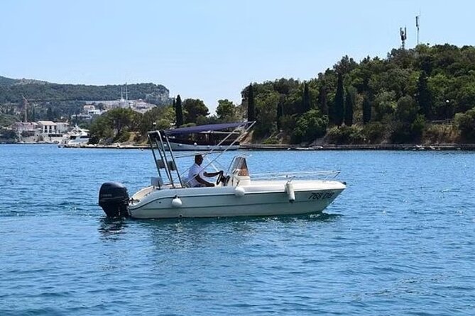 Private Half Day Speedboat Tour - Stop 1, Blue Cave on Kolocep Island for swim and snorkel time