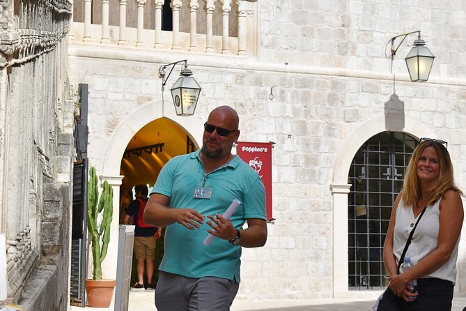 Private Historical Tour Around the Dubrovnik - Pile Gate and the Old Town entry: city walls, maps, and bearings
