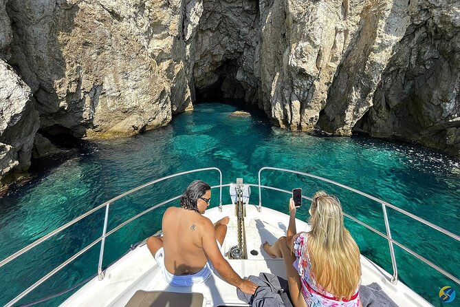 Private Noon Escape Tour to Elaphite Islands Hidden Gems - Speedboat cave looks, then Blue Cave snorkeling with an underwater camera