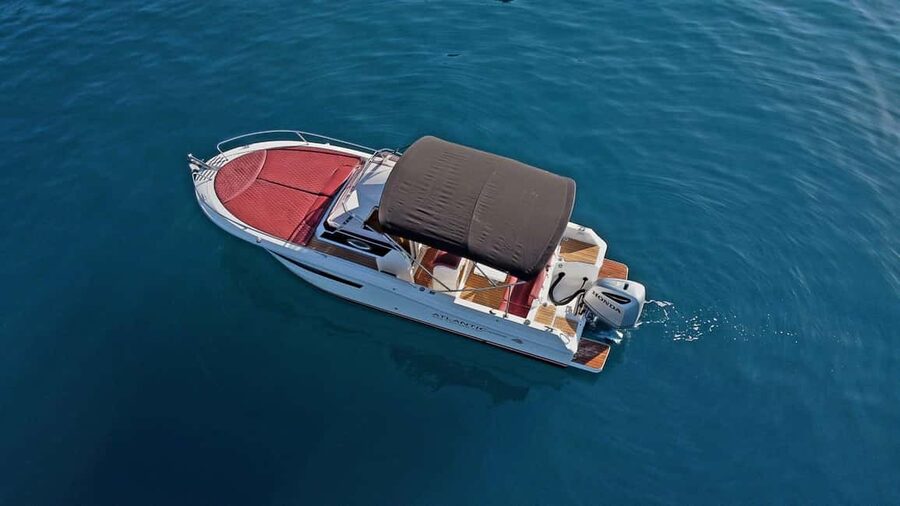Private speedboat three island tour from Dubrovnik or Cavtat - Cavtat bay panorama and the Supetar islet’s plague-era story