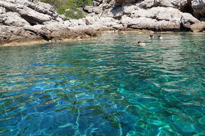 Private Speedboat Tour- Blue cave, sandy beaches and snorkelling - Lopud Island Churches, Monastery, and Sandy Beach Time