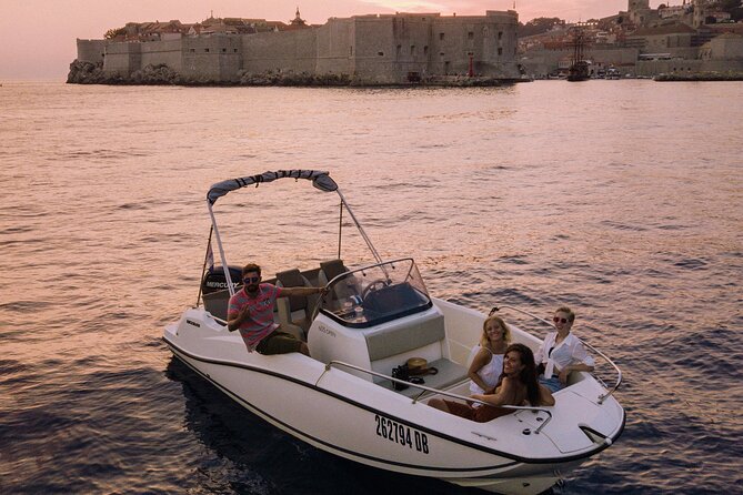 Private Sunset boat tour - Stop 1: Dubrovnik City Walls at sunset (30 minutes)