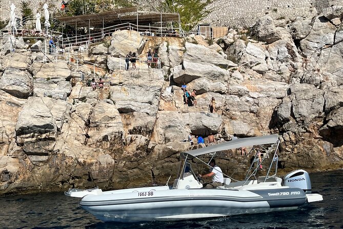 Private sunset tour by speedboat in Dubrovnik - Betina Cave and the sea-caves experience from the water
