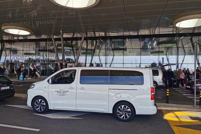 Private Transfer by 8 seats van from and to Dubrovnik Airport - What Your Ride Looks Like, Step by Step