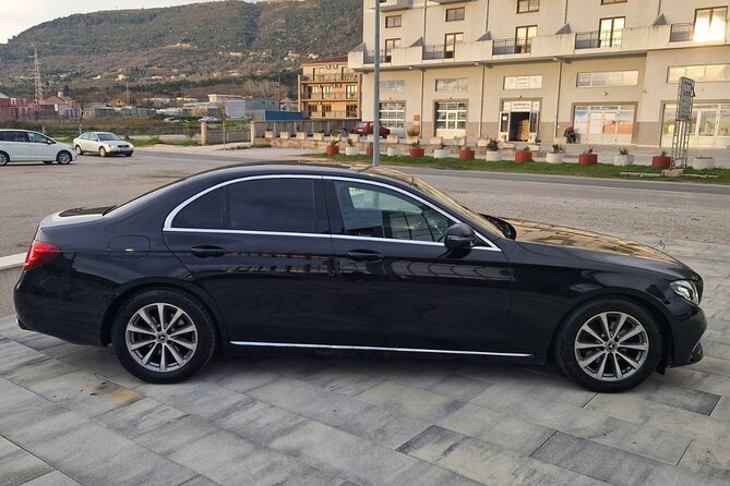 Private Transfer from Dubrovnik airport to Herceg Novi - Arrival in Herceg Novi: stairs, mimosas, and Stari Grad sights