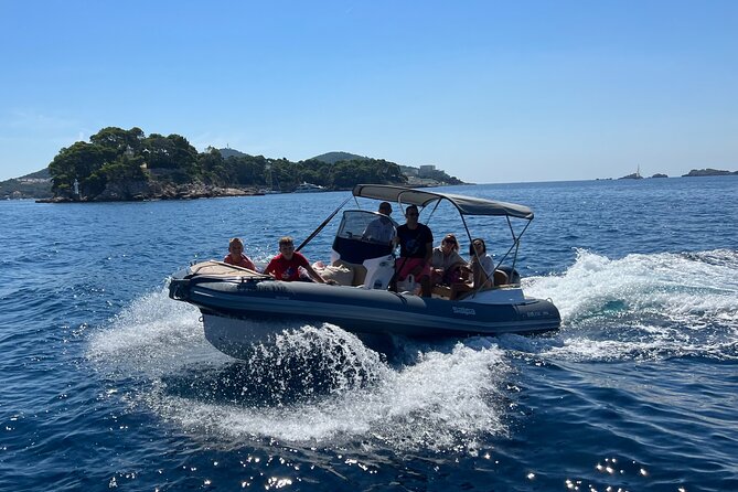 Rent a Rib - half day - without skipper - The sailing stretch between Koločep and Lopud