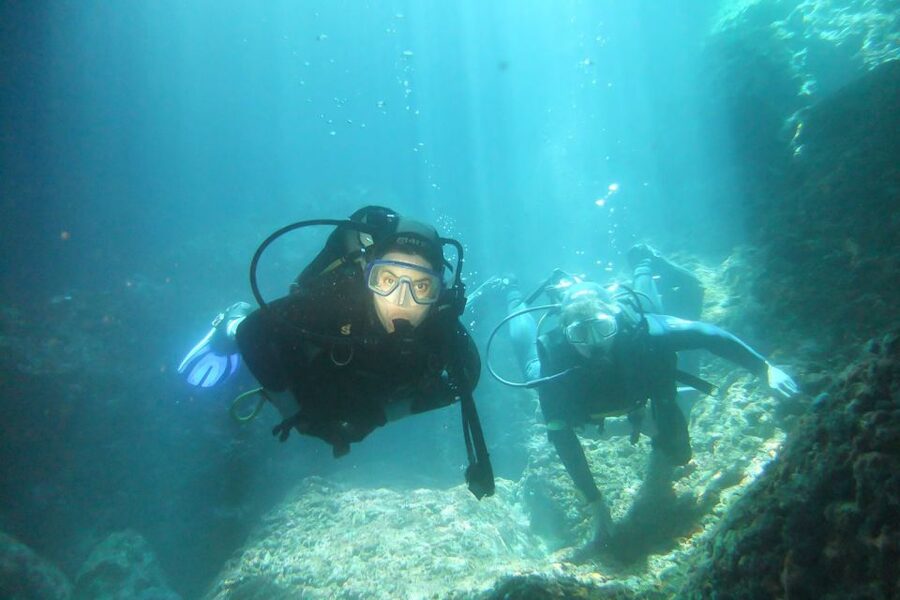 Scuba Diving in Dubrovnik: 1 Dive for Certified Divers - Bezdan: Kolocep Island, steep drops, and the Aurora wreck