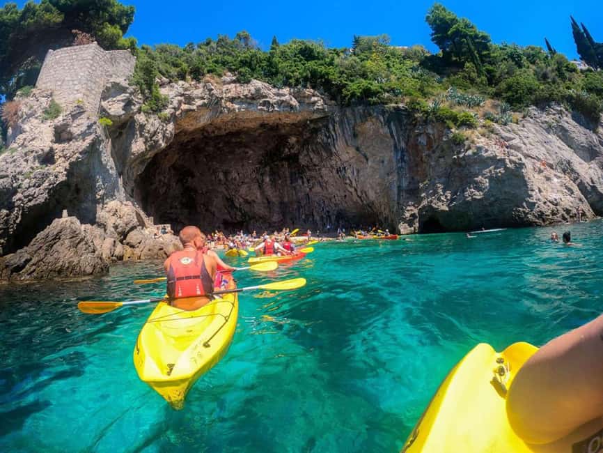 Sea Kayaking - The Betina cave stop: swim, snorkel, and a different kind of history