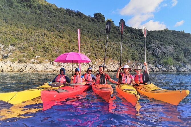 Sea Kayaking and Snorkeling to Green Cave on Sipan island from Lopud - The Šipan stone arch stop, where your camera actually makes sense