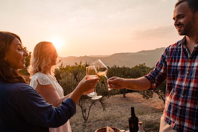 Sunset wine tasting in vineyard - Private by Design: Small Group Size With Ivica and Domininka