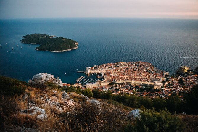 Sunset Zipline Dubrovnik Experience - The sunset wine moment on Srđ hill