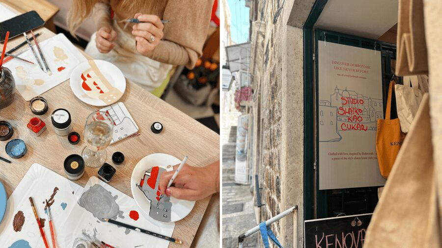 Traditional Brunch and Painting Class in Old Town Dubrovnik - How to plan your day around a two hour studio morning