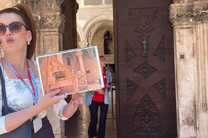 Westeros and Dubrovnik Private Walking Tour - City Harbor, docks and ships with a real-sea backdrop